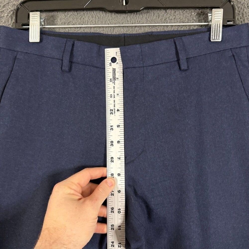 J Crew Dress Pants Mens 30x30 Blue Ludlow Slim Fit Vitale Barberis Canonico Wool - Picture 4 of 14